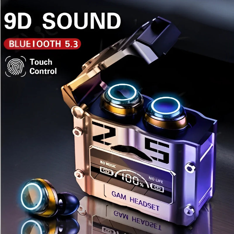 M25 Air Sound - Fone Bluetooth 5.3 com Touch Inteligente e Case Magnético