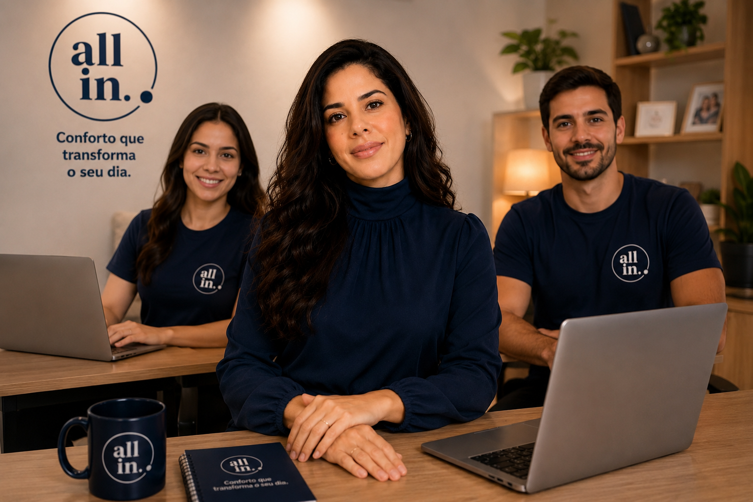 Eliane e equipe da All In Compras