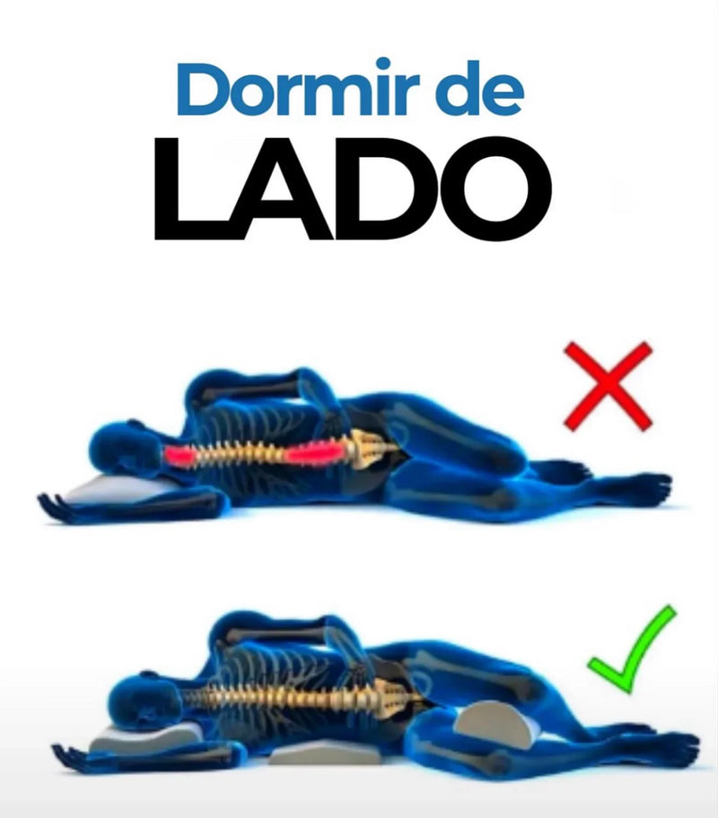 OrtoLeg – Travesseiro Ortopédico para Pernas/Joelhos com Espuma de Memória Foam | Alívio de Pressão e Postura Saudável - ALL IN. COMPRAS