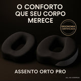 Assento Orto Pro – Alívio para Cóccix, Coluna e Postura | All In Compras