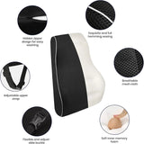 Orto Lombar Pro – Almofada Ergonômica com Espuma de Memória para Alívio da Dor e Correção Postural - ALL IN. COMPRAS