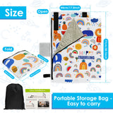 Sky Nap – Cama de Viagem Infantil com Almofada Dobrável e Apoio de Pés | Conforto e Segurança para Voos com Crianças