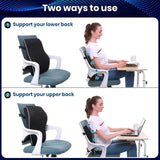 Orto Lombar Pro – Almofada Ergonômica com Espuma de Memória para Alívio da Dor e Correção Postural - ALL IN. COMPRAS