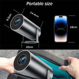 Cine Pro 4K – Projetor Portátil com Android 11, Espelhamento Wi-Fi, Bluetooth e Rotação 180° - ALL IN. COMPRAS