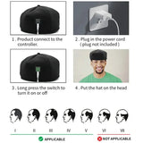 Hair Renew LED – Touca/Capacete Terapêutica com Luz Infravermelha para Crescimento Capilar e Relaxamento - ALL IN. COMPRAS