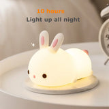 Bunny Light – Luz Noturna de Silicone com Toque e Cores Suaves - ALL IN. COMPRAS