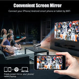 Cine Pro 4K – Projetor Portátil com Android 11, Espelhamento Wi-Fi, Bluetooth e Rotação 180° - ALL IN. COMPRAS