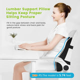 Orto Lombar Pro – Almofada Ergonômica com Espuma de Memória para Alívio da Dor e Correção Postural - ALL IN. COMPRAS