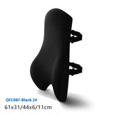 Travesseiro de apoio lombar para cadeira de escritório, respirável, confortável, almofada de apoio lombar para cadeira reclinável com encosto de escritório
