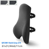 Travesseiro de apoio lombar para cadeira de escritório, respirável, confortável, almofada de apoio lombar para cadeira reclinável com encosto de escritório