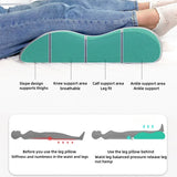 Descanso Ortopédico Leg Pro – Almofada Ergonômica para Pernas com Espuma Viscoelástica - ALL IN. COMPRAS