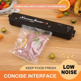 FreshLock Pro – Seladora a Vácuo Elétrica | 10 Sacos Grátis | Conserva Alimentos e Economiza Tempo - ALL IN. COMPRAS