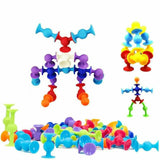 Kit Suc Suc de Montagem – Blocos magnéticos Coloridos para Desenvolvimento Infantil