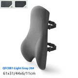 Travesseiro de apoio lombar para cadeira de escritório, respirável, confortável, almofada de apoio lombar para cadeira reclinável com encosto de escritório