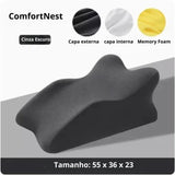 ComfortNest – Travesseiro Ortopédico de Apoio Integral para Cervical, Lombar e Pernas - ALL IN. COMPRAS