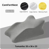 ComfortNest – Travesseiro Ortopédico de Apoio Integral para Cervical, Lombar e Pernas - ALL IN. COMPRAS