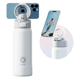 Cup Cell Pro – Garrafa Magnética 3 em 1 com Suporte de Celular e Tripé - ALL IN. COMPRAS