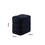 Relax Travel – Travesseiro Inflável para Pés com Altura Ajustável | Alívio nas Pernas para Viagens e Escritório - ALL IN. COMPRAS